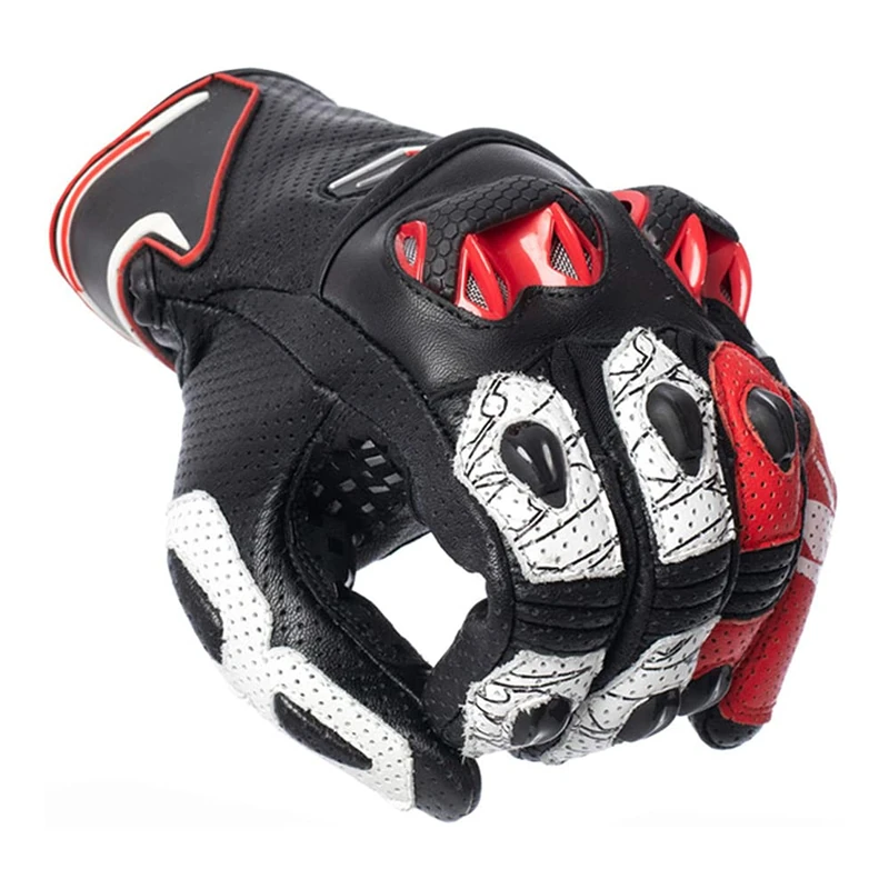 Spyke Women's TECH Sport Lady Gloves, Black/Fluorescent/red/White, M
