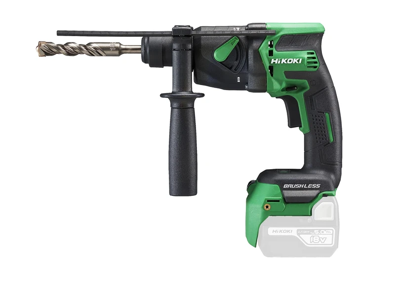 HiKOKI Akku Bohrhammer DH18DPB (18V, mit Brushless Motor,RFC Funktion, Kick-Back-Control, im Transportkoffer, ohne Akku und Ladegerät)