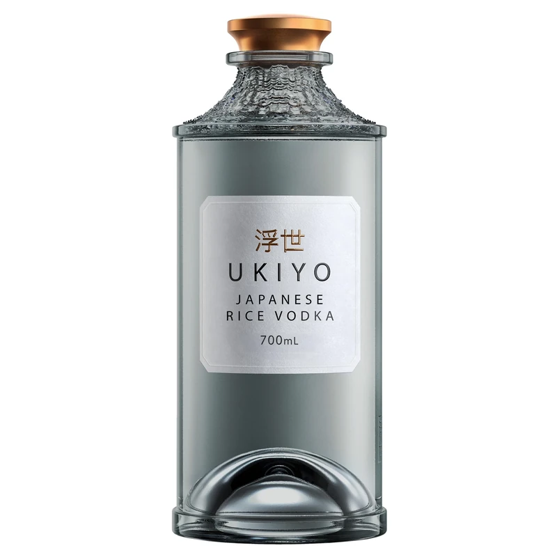 UKIYO Rice | Traditional Japanese | Craft Small Batch Vodka | Awamori Long Grain Rice Spirit | Soft, Sweet, Floral | 40 Percent ABV | 70 cl