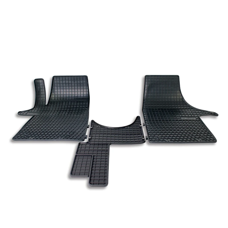 Bottari 39908 TGVOT503 Car Interior Rubber Car Mats for Volkswagen T5 from 2003 to 2015, VW T6 from 2015 - Image 1