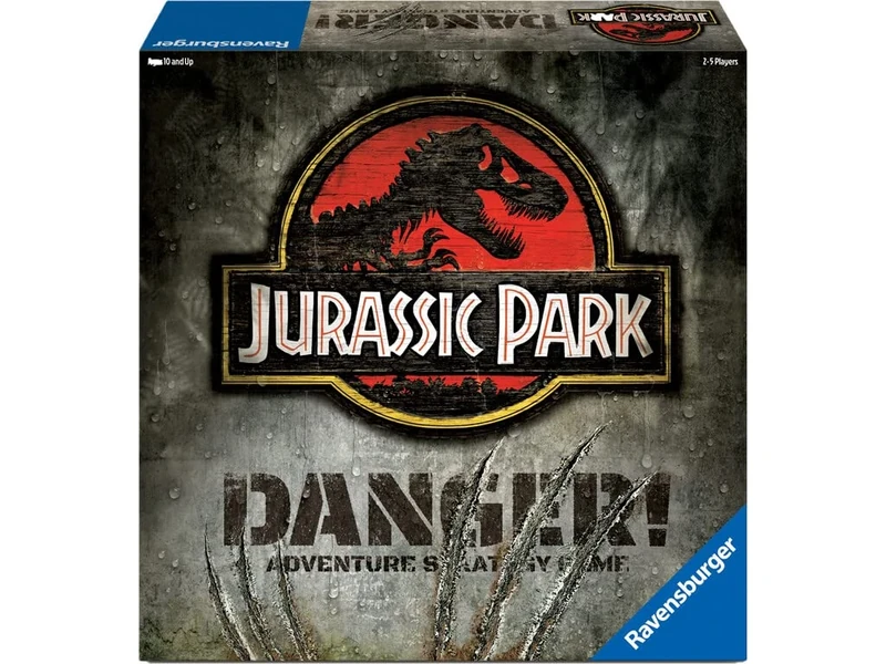 Ravensburger 269884 Jurassic Park Danger, Board Game, 2-5 Players, Recommended Age 10+, Family Board Games