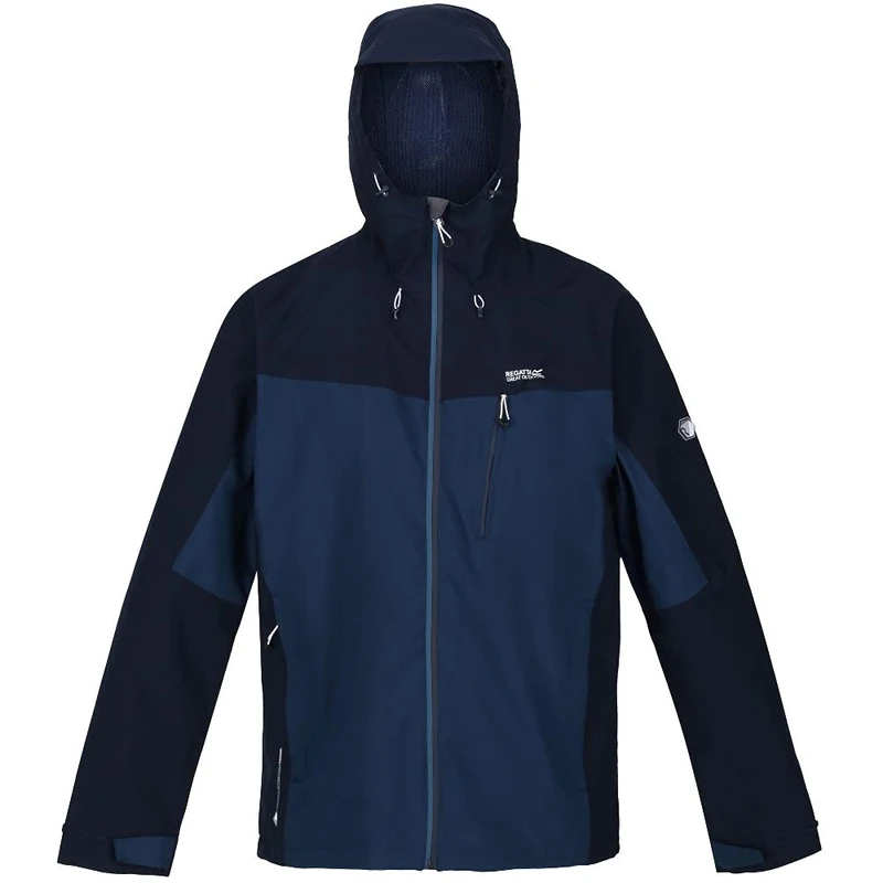 Regatta Birchdale Waterproof Jacket Mens - Outdoor Rain Jacket men - lightweight , waterpoof & windbreaker raincoat - hooded Shell - walking , hiking & activity Waterproof Jacket
