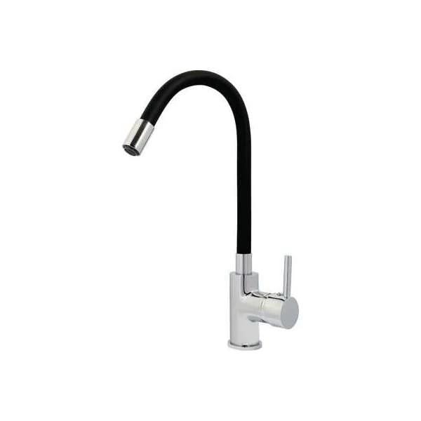 KOME THERMADOR KOM1N Sink Mixer Tap with Adjustable Spout Black