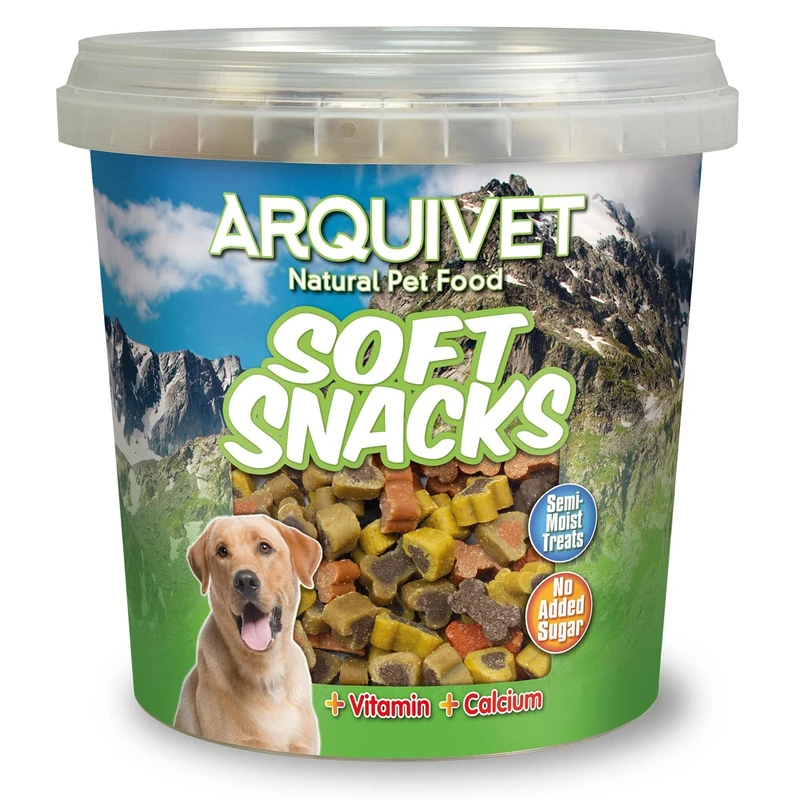 Arquivet - Soft Snacks for Dogs - Bones and Hearts Mix - Pack 6 x 800g