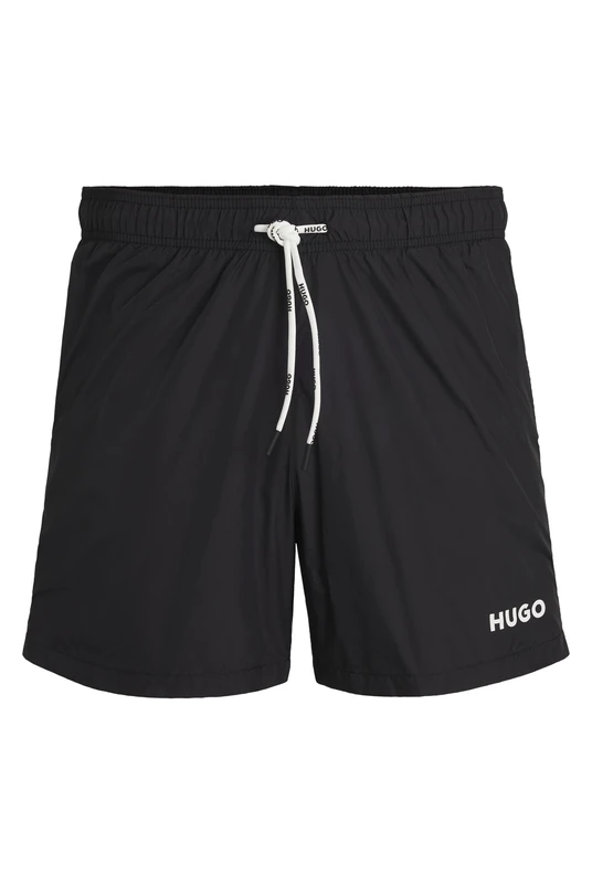 HUGO Men's Haiti Swim Trunks, New-Black1, L