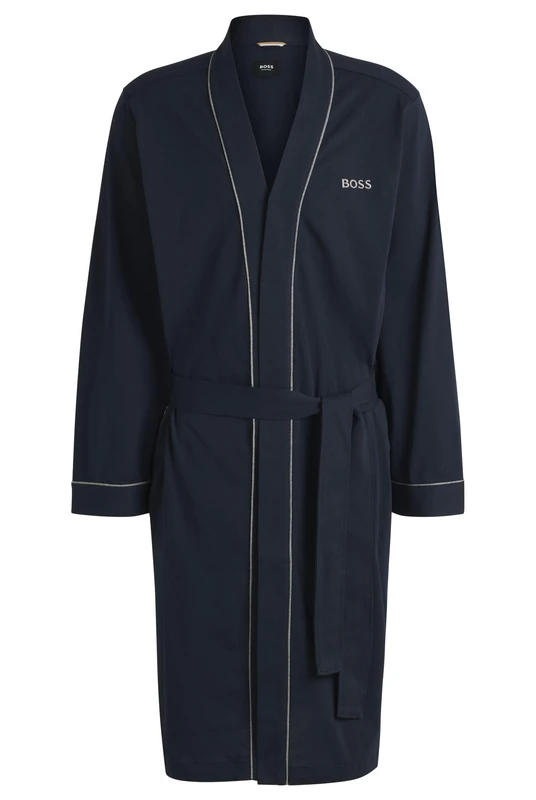 BOSS Men's Kimono BM Bathrobe, New-Dark Blue403, XXL