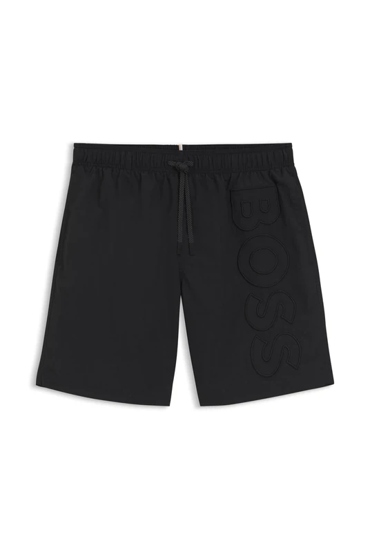 BOSS Men's Whale Swim Trunks, New-Black1, XL