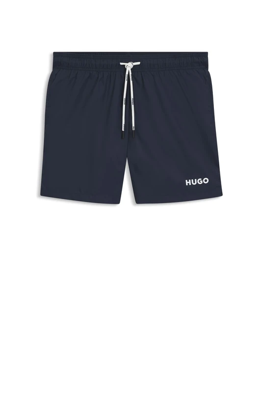 HUGO Men's Haiti Swim Trunks, New-Dark Blue405, L