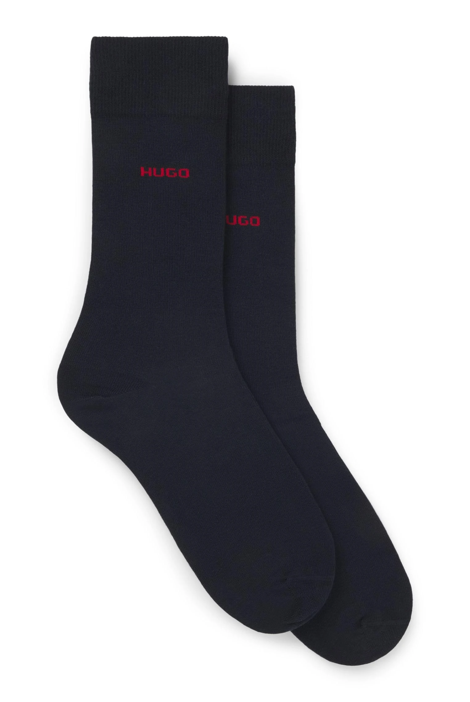 HUGO Men's 2P RS UNI CC socks, Dark Blue401, 40-46