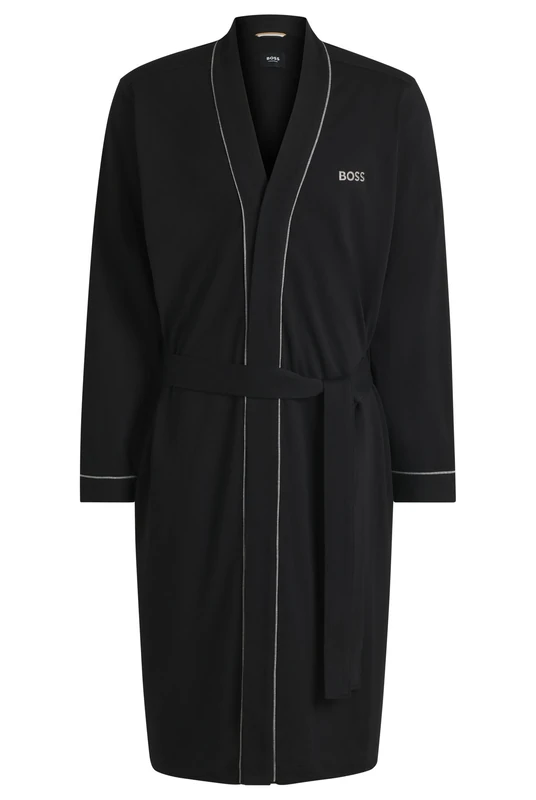 BOSS Men's Kimono BM Bathrobe, New-Black1, XL - Image 1