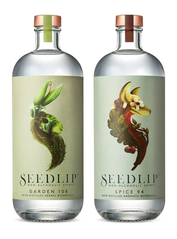 Seedlip Spice 94 – Alcohol Free Spirit | Calorie Free, Sugar Free, | Spirits Alternative | Non & Garden 108– Alcohol Free Spirit | Calorie Free