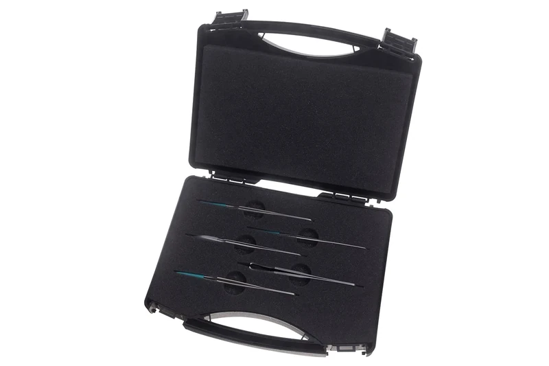 Weller Erem 3500TP Premium Precision Tweezers, 5 Pieces with Blunt Edges