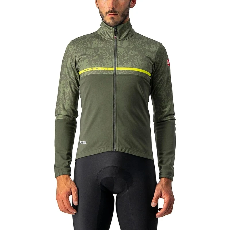 CASTELLI 4521505-075 FINESTRE JACKET Jacket Men's Military Green/Light Military- S