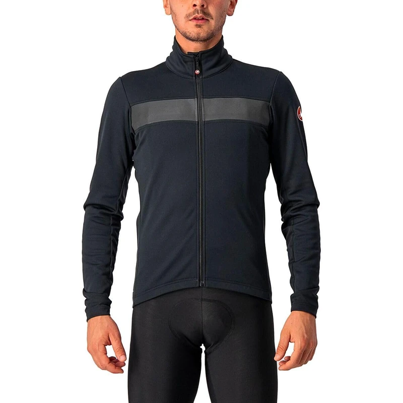 CASTELLI 4521503-085 RADDOPPIA 3 JKT Jacket Men's LIGHT BLACK/BLACK REFLEX Size XL