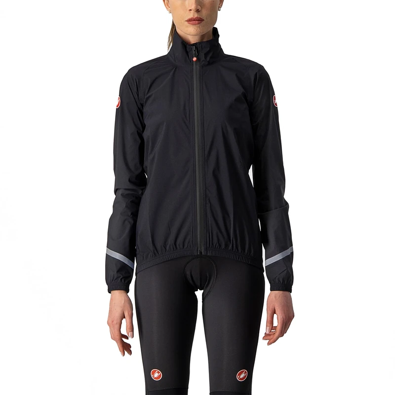 Castelli 4521550-085 EMERGENCY 2 W RAIN JACKET Women's Jacket Light black M