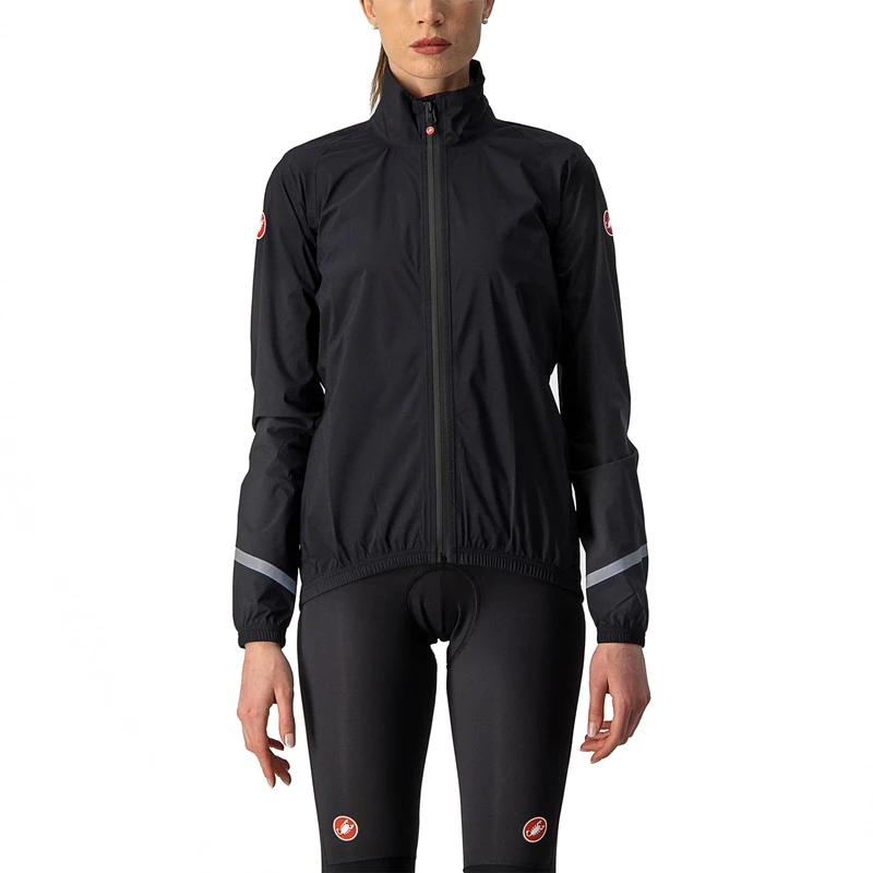 Castelli 4521550-085 EMERGENCY 2 W RAIN JACKET Women's Jacket Light black L