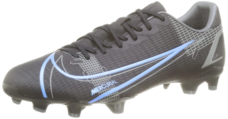 NIKE Vapor 14 ACADEMY FG/MG, Soccer Shoe, Black/Black-Iron Grey, - Image 1