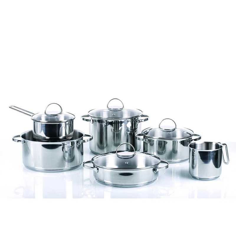 Moneta Allegro Pack of 10 Stainless Steel Batteries for All Hob Types