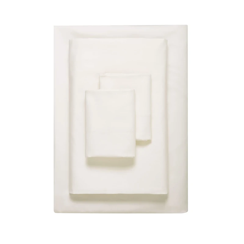 Vera Wang - King Sheet Set, Luxury Sateen Cotton Bedding, 800 Thread Count, Soft & Smooth Home Decor (Ivory, King)