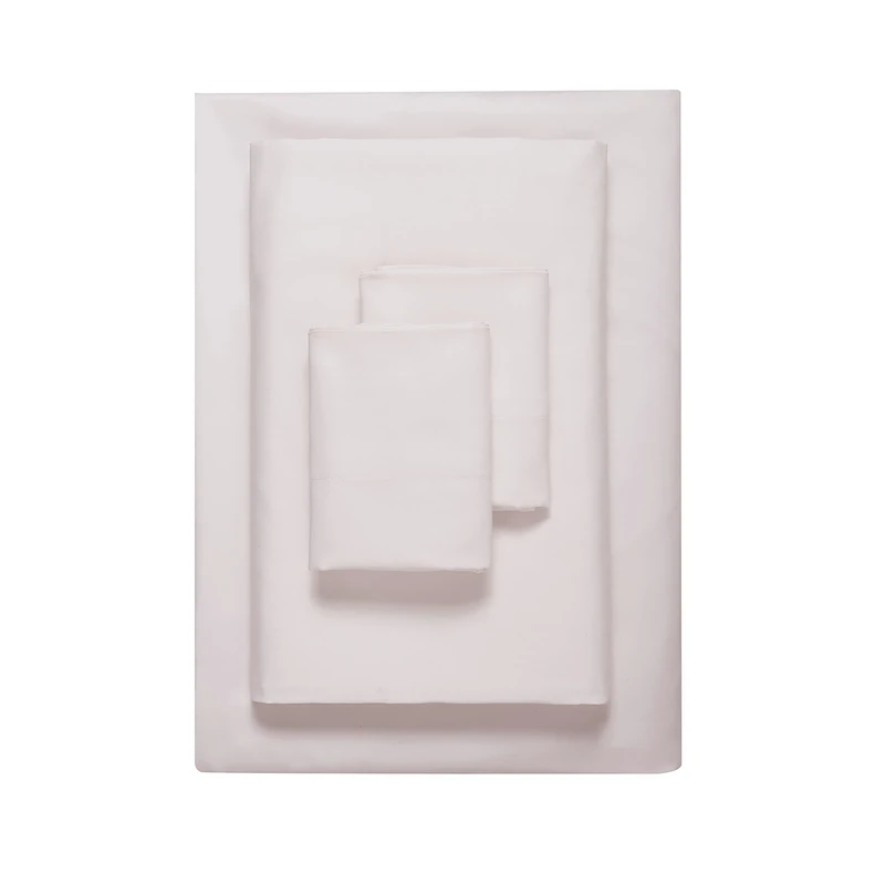 Vera Wang - King Sheet Set, Luxury Sateen Cotton Bedding, 800 Thread Count, Soft & Smooth Home Decor (Rose Quartz Pink, King)