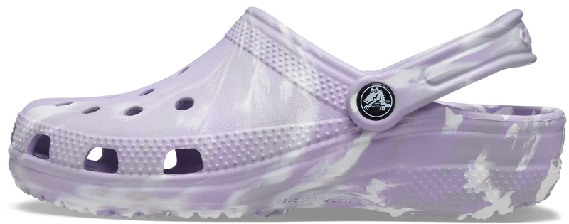 Crocs Classic Marbled Clog Lavender/Multi unisex men women Clog M12