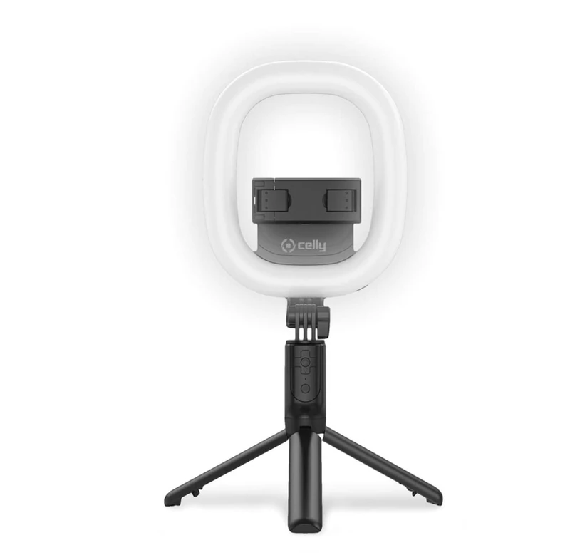 Celly Selfie & Tripod BT Stick with Light Ring 15 cm - Image 1
