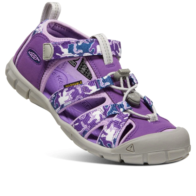 KEEN Unisex Kids Seacamp 2 Cnx Sandal, Camo Tillandsia Purple, 9 UK Child