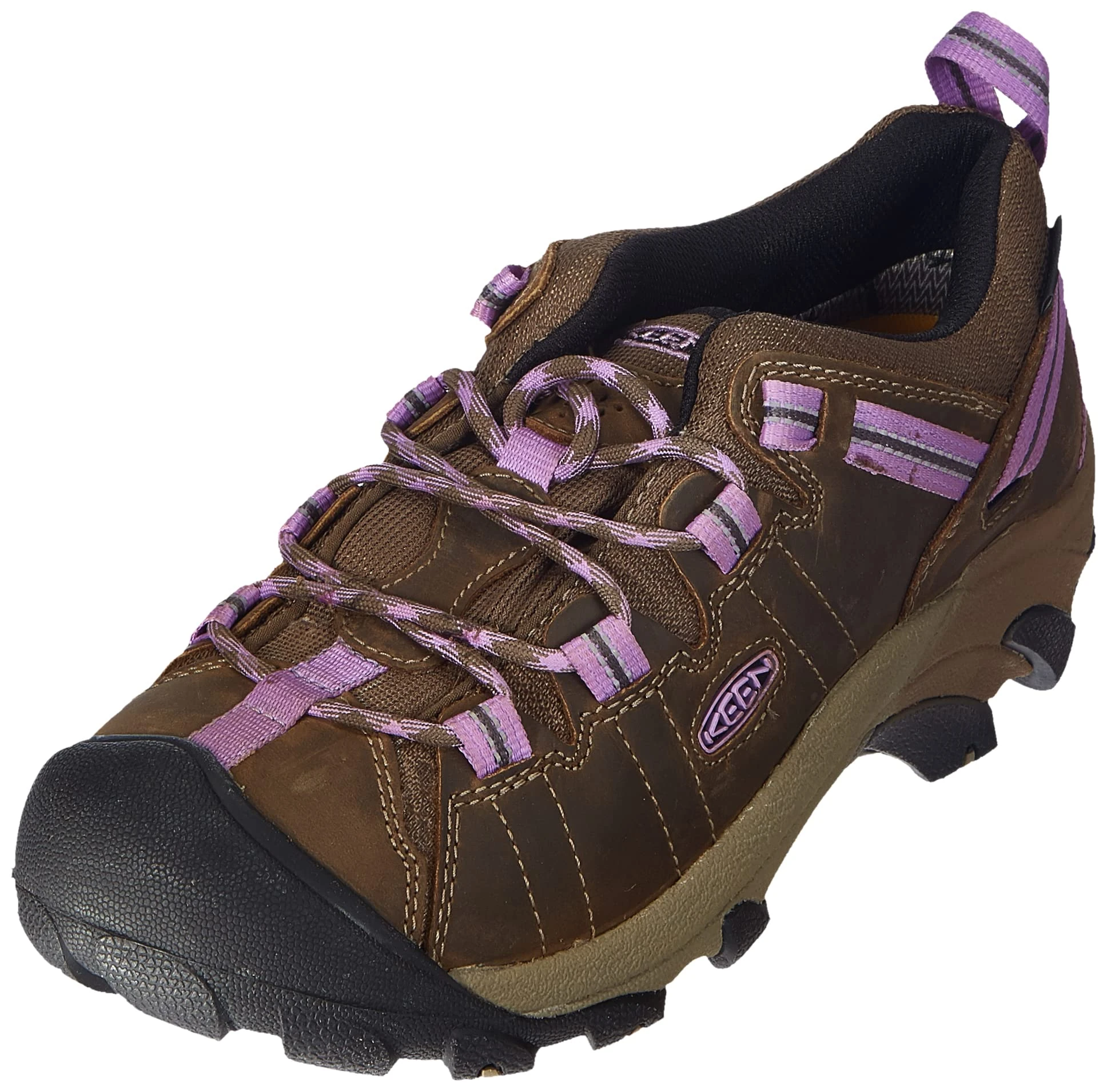 KEEN Women's Targhee 2 Waterproof Hiking Shoe, Timberwolf/English Lavender, 4.5 UK