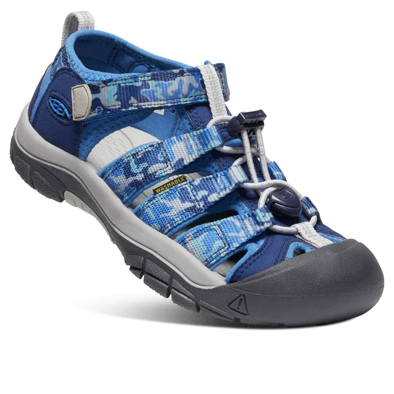 KEEN Unisex Kids Newport H2 Sandal, Camo Bright Cobalt, 7 UK Child