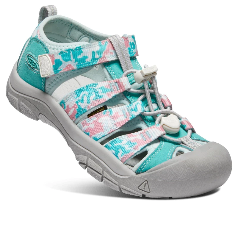 KEEN Unisex Kids Newport H2 Sandal, Camo Pink Icing, 3 UK