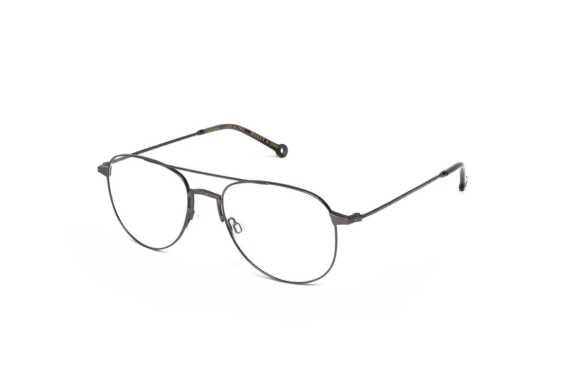 Hally & Son Unisex HS776V 54 19 145 GunMet-Silver Sunglasses, GUN METAL (ruthenium)-SI, 54