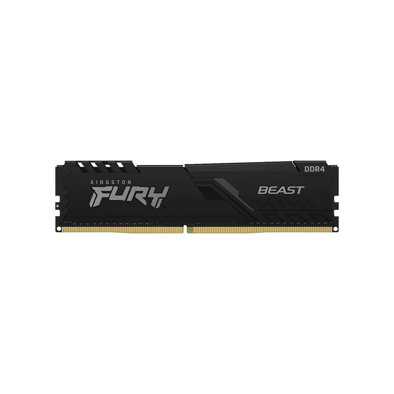 Kingston FURY Beast 8 GB 3200 MHz DDR4 CL16 Desktop Memory Single Module KF432C16BB/8, Black - Image 1