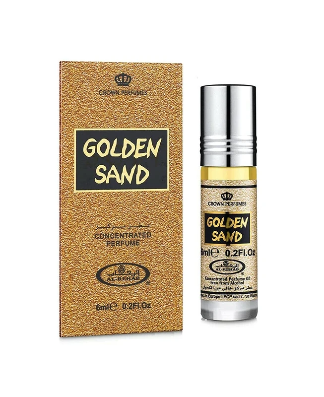 Golden Sand 6 ml Perfume Fragrance - Al Rehab Misk Perfume Oil for Men and Women Musk