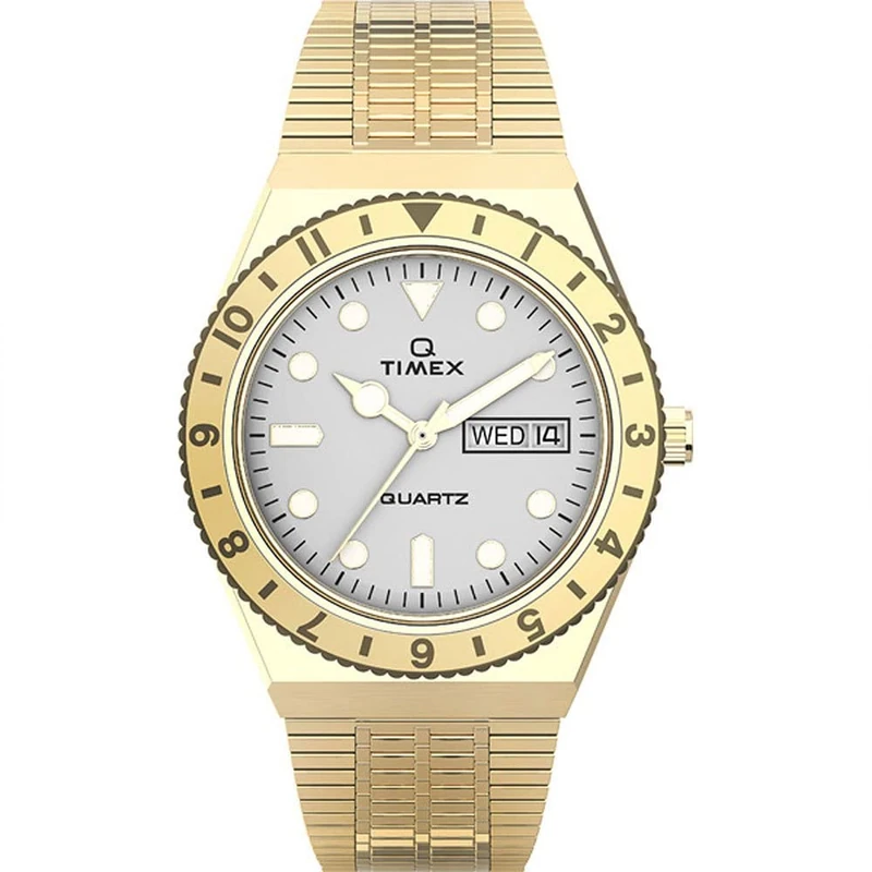 Timex Women's Analogue Watch with a Stainless Steel Bracelet Q Reissue