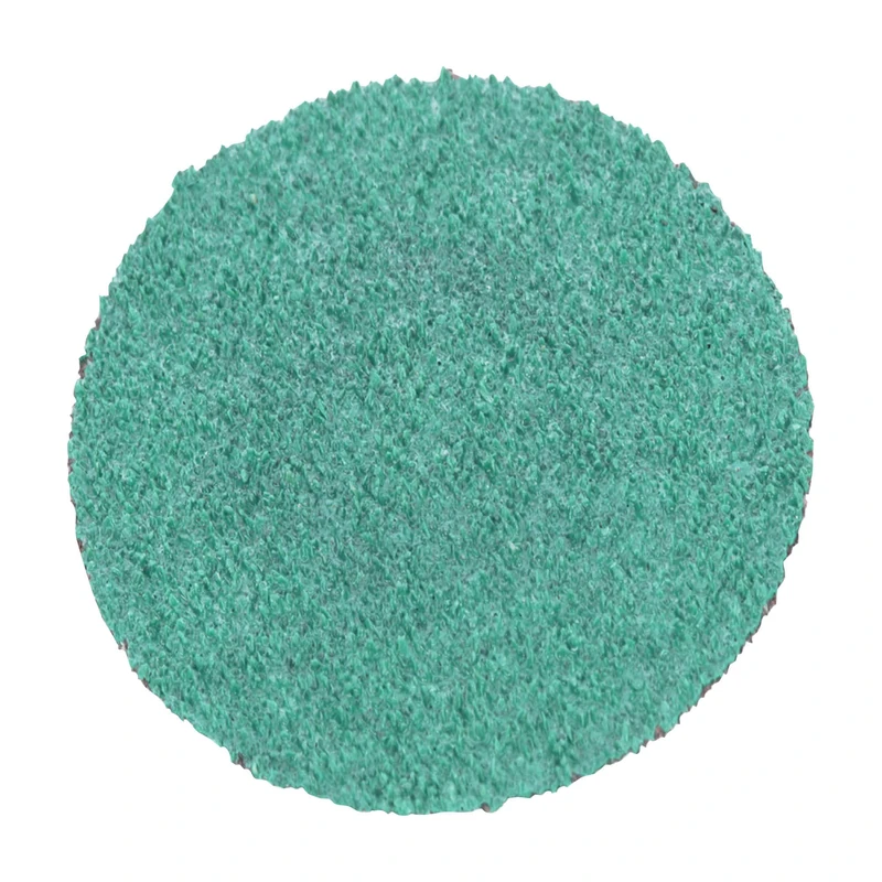 3M Green Corps Roloc Disc 36527, 80+ Grit, 2 in, Pack of 25 Heavy Duty, Quick Change Discs for Grinding, Coating Removal, Fast Cutting