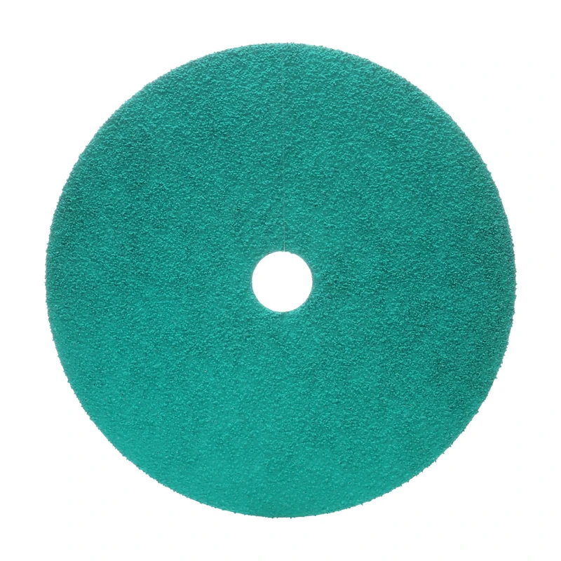 3M Green Corps Fibre Disc 36509, Ceramic Abrasive, Resin Bond, Uniform Cut, 7 in x 7/8 in, 40 Grit, 20 Discs/Bag