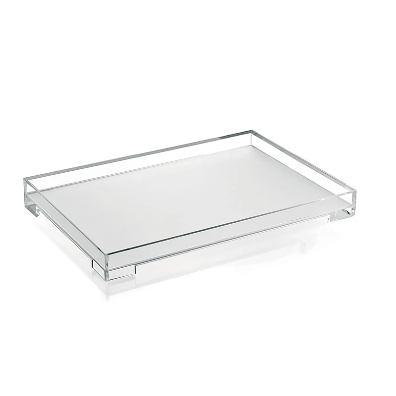 Guzzini - Icons, ESSENCE L Tray - Transparent, 46x32xh5 cm - 19780000