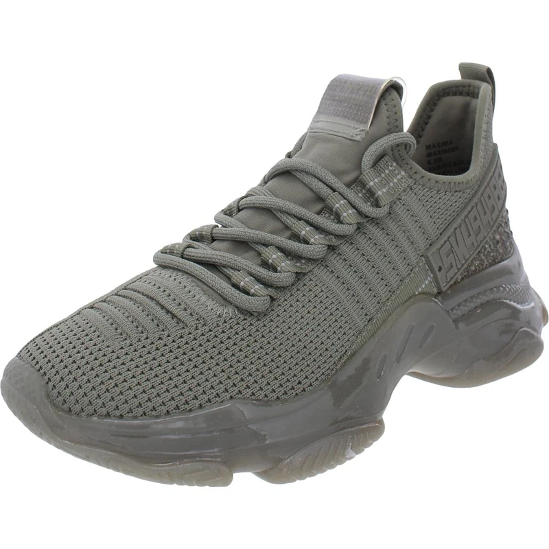 Steve Madden Women's MAXIMA Maxima Sneaker, Green, 6 UK
