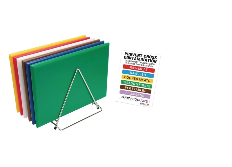 Hygiplas Extra Thick High Density Chopping Board Set