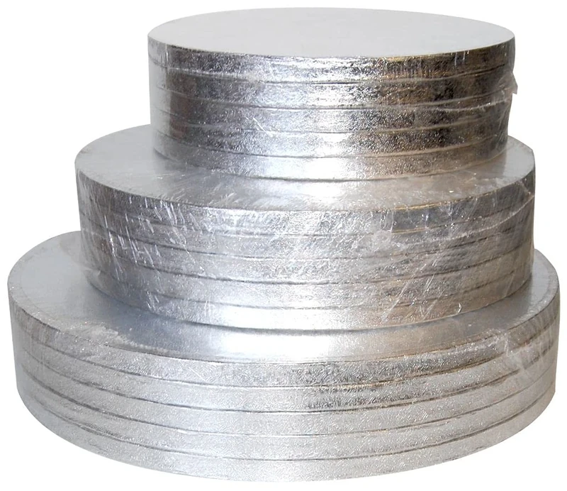 LARRYROO Quality Strong Round Cake Drum Board 12mm Thick - Any Size, Any Amount (50, 9 Inches)