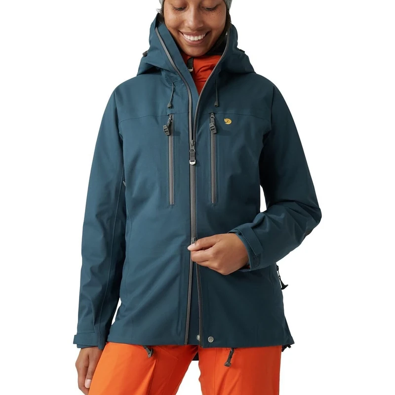 Fjallraven F86631-570 Bergtagen Eco-Shell Jacket, Women, Mountain Blue, S