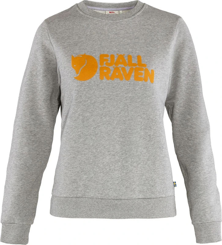 Fjallraven Women's Fjällräven Logo Sweatshirt, Grey-Melange, XXS