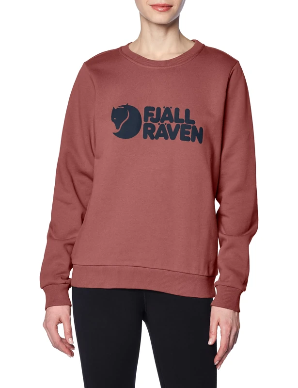 Fjällräven Women's Logo Sweatshirt, Mesa Purple, S