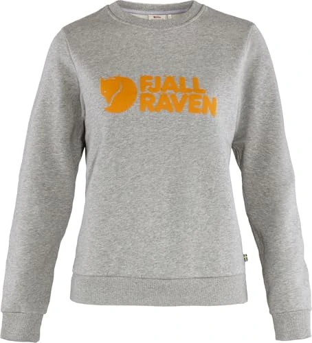 Fjallraven Women's Fjällräven Logo Sweatshirt, Grey-Melange, XS