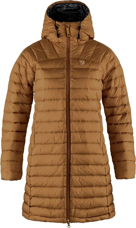Fjällräven F80766-232 Snow Flake Parka Jacket, Women, Buckwheat Brown, XXS