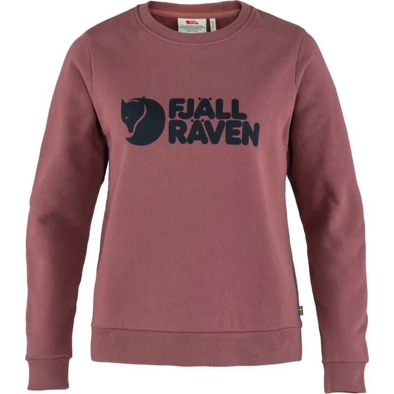 Fjallraven F84143-410 Logo Sweater, Women, Mesa Purple, M