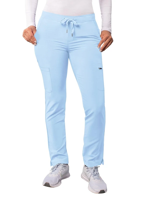 Adar Uniforms Women's A6104tskbl Medical Scrubs Pants, Sky Blue, L Tall UK