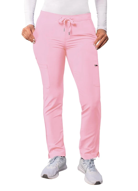 Adar Uniforms Women's A6104 Medical Scrubs Pants, Soft Pink, XXL Tall UK