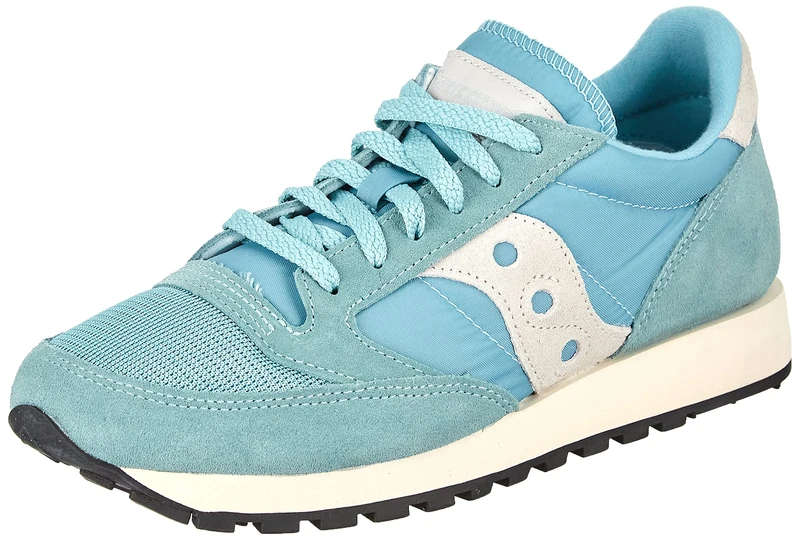 Saucony Originals Women's Jazz Original Vintage Sneaker, Blue/Tan, 12 UK