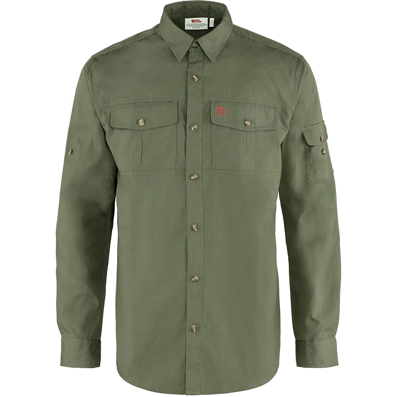 Fjällräven F81838-625 Singi Trekking Shirt LS, Men, Laurel Green, XS